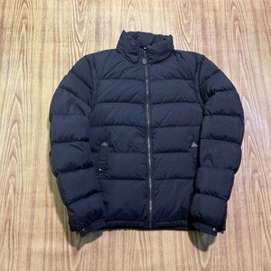 Burberry Detachable Sleeves Branded Puffer Feather Jacket